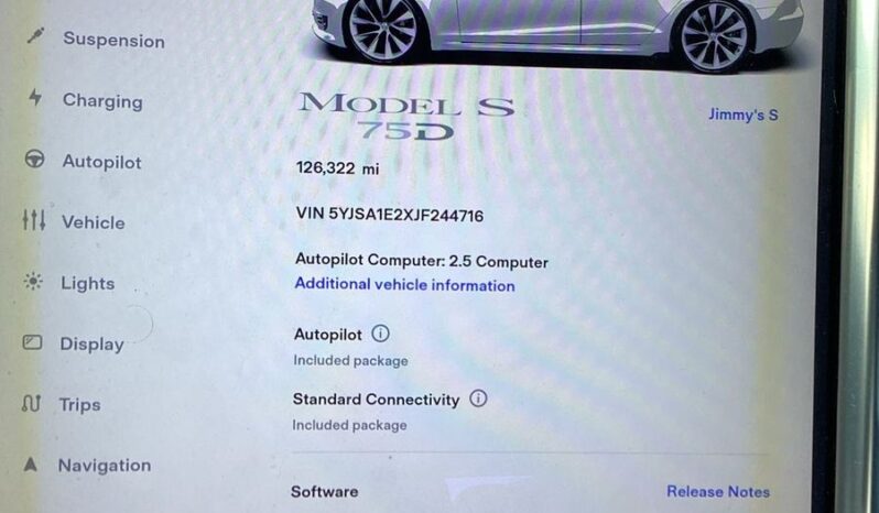 2018 Tesla Model S 75D AWD 5YJSA1E2XJF244716 full