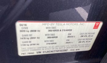 2016 Tesla Model X 90D AWD 5YJXCAE27GF003382 full