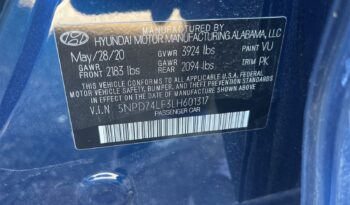 2020 Hyundai Elantra SE FWD 5NPD74LF3LH601317 full